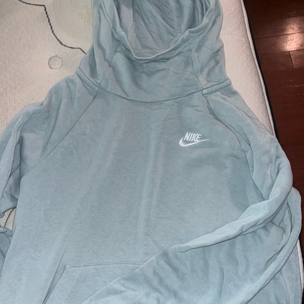 Blue- green Nike hoodie
